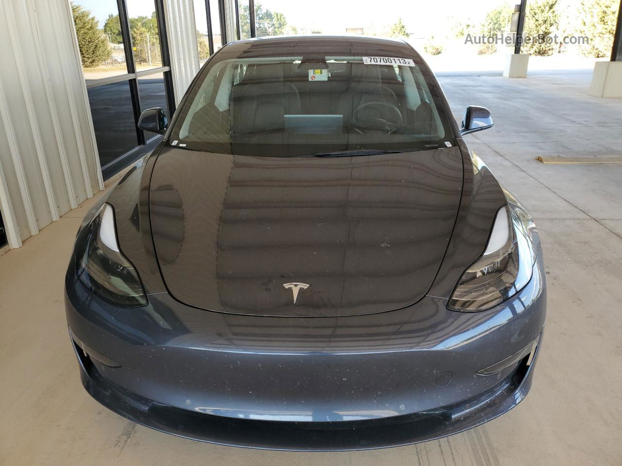 2022 Tesla Model 3  Charcoal vin: 5YJ3E1EA5NF370679