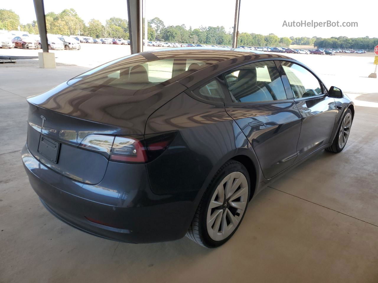 2022 Tesla Model 3  Charcoal vin: 5YJ3E1EA5NF370679