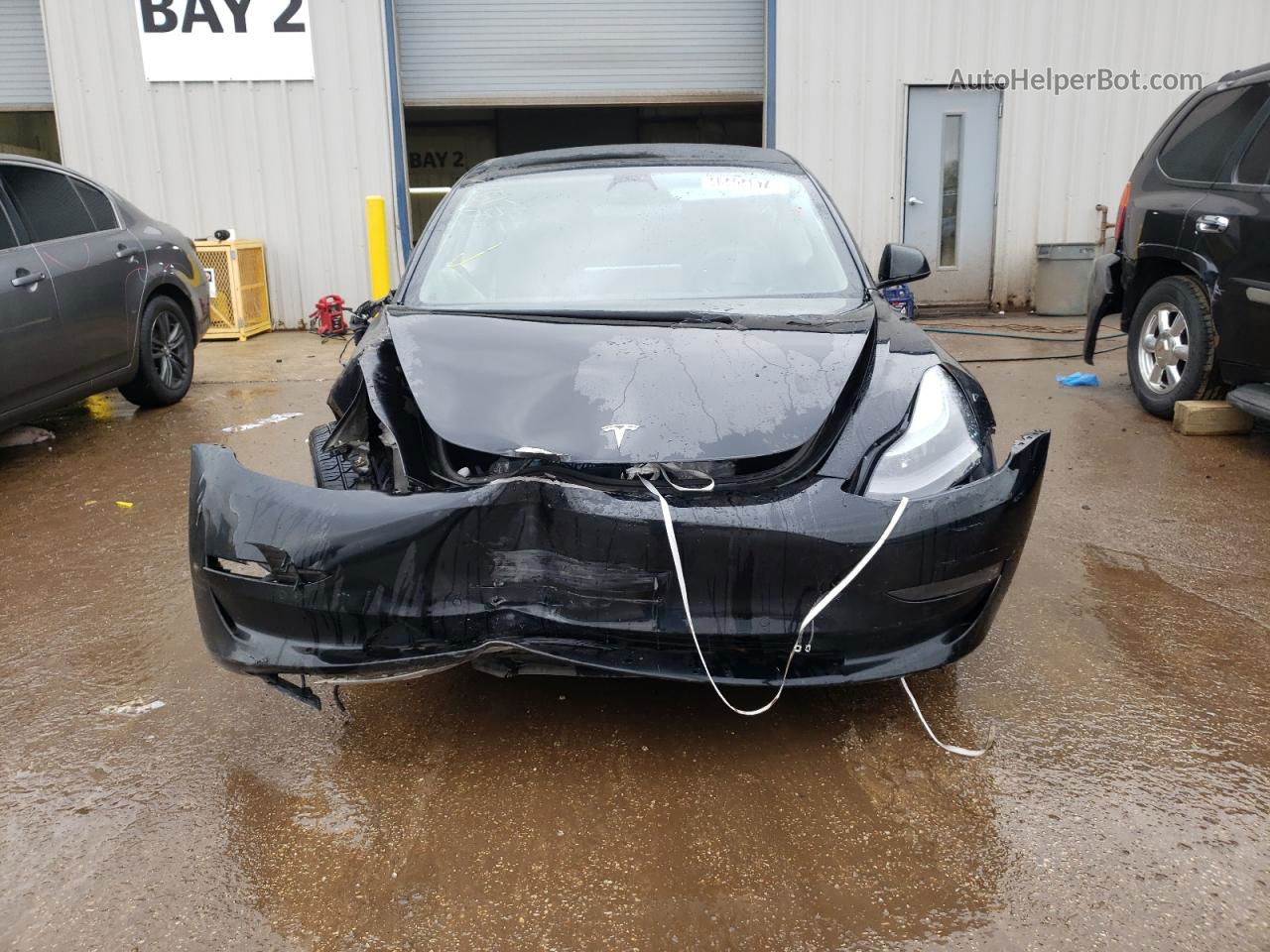 2022 Tesla Model 3  Black vin: 5YJ3E1EA5NF372366