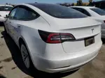 2022 Tesla Model 3  White vin: 5YJ3E1EA5NF374845