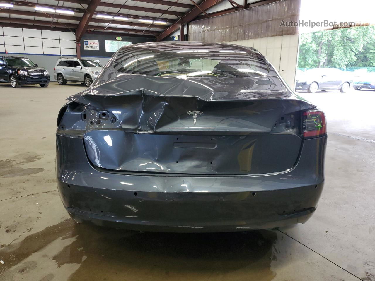 2018 Tesla Model 3  Gray vin: 5YJ3E1EA6JF024201