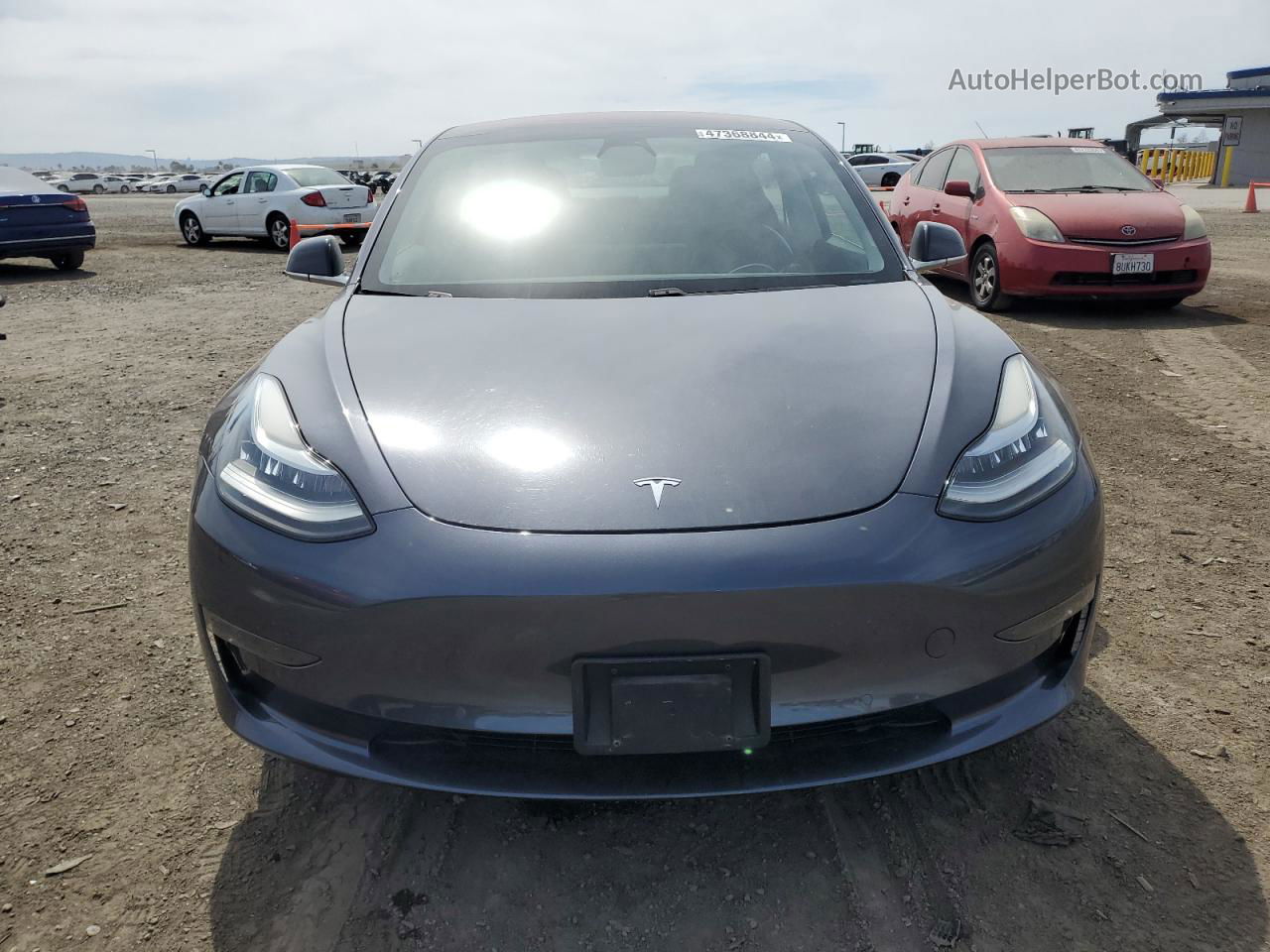 2018 Tesla Model 3  Gray vin: 5YJ3E1EA6JF045274