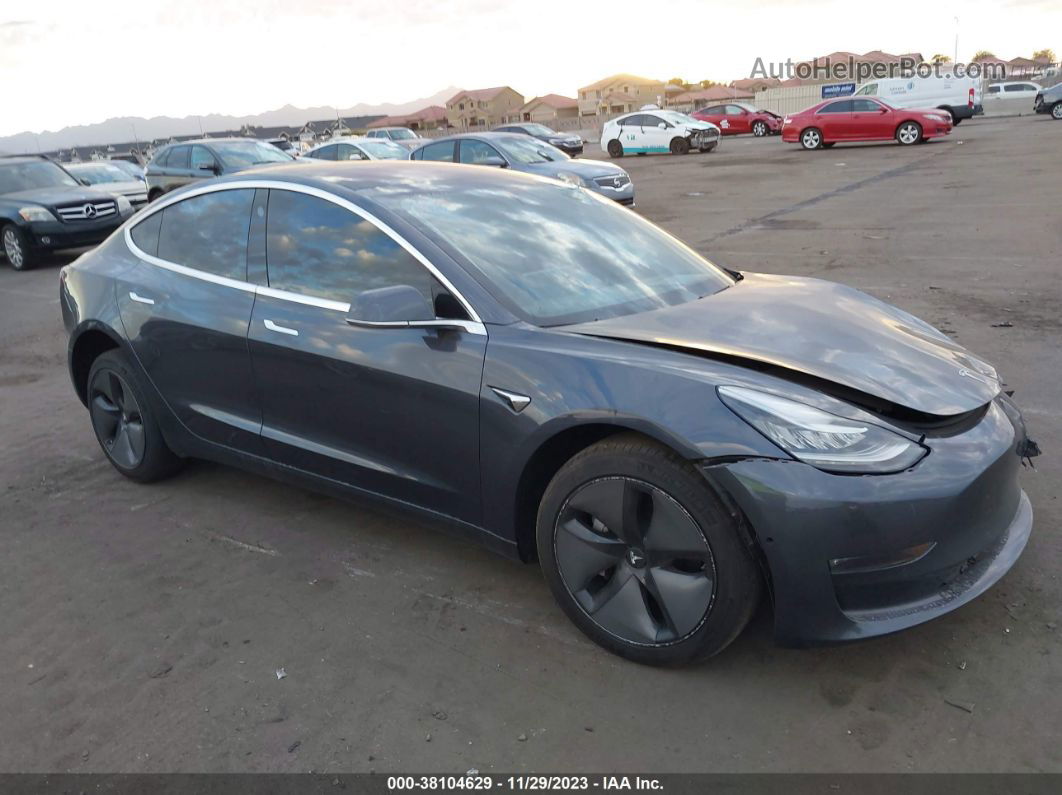 2018 Tesla Model 3 Mid Range/long Range Серый vin: 5YJ3E1EA6JF052323