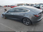 2018 Tesla Model 3 Mid Range/long Range Gray vin: 5YJ3E1EA6JF052323