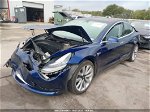2018 Tesla Model 3 Mid Range/long Range Синий vin: 5YJ3E1EA6JF060101
