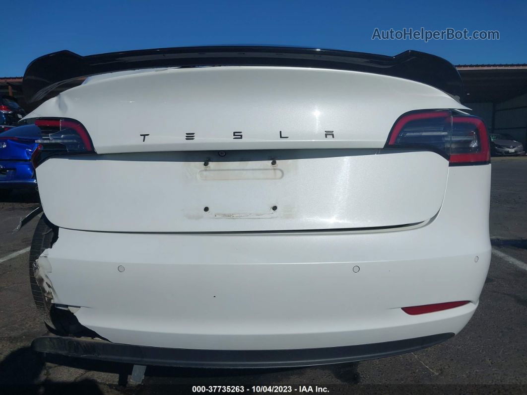 2018 Tesla Model 3 Mid Range/long Range White vin: 5YJ3E1EA6JF108227