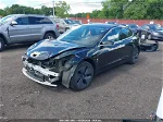 2018 Tesla Model 3 Long Range/mid Range Black vin: 5YJ3E1EA6JF152616