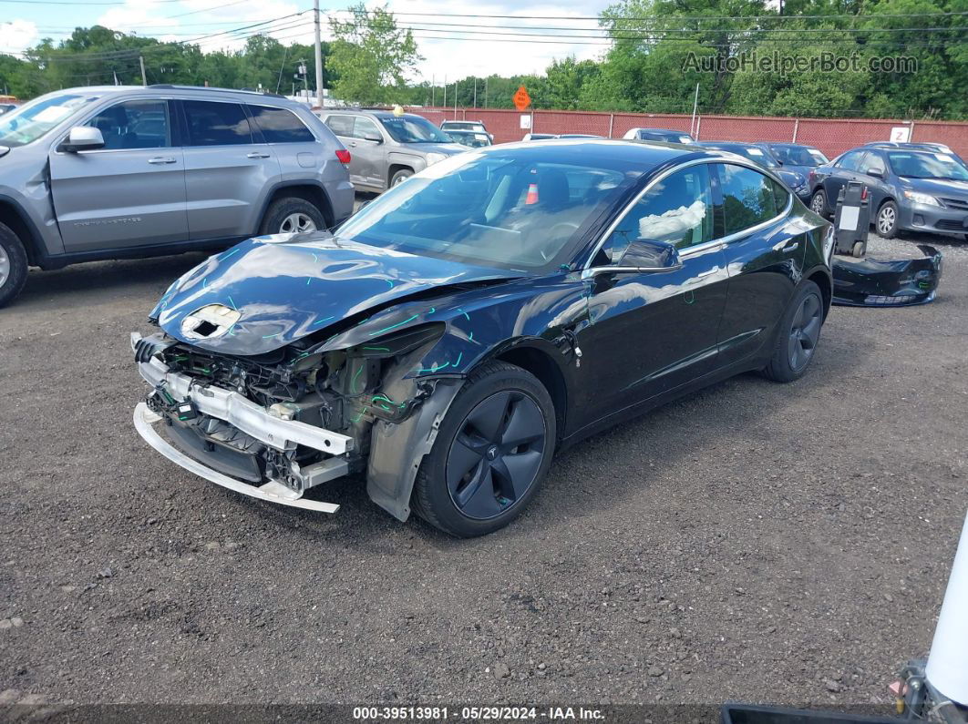 2018 Tesla Model 3 Long Range/mid Range Black vin: 5YJ3E1EA6JF152616