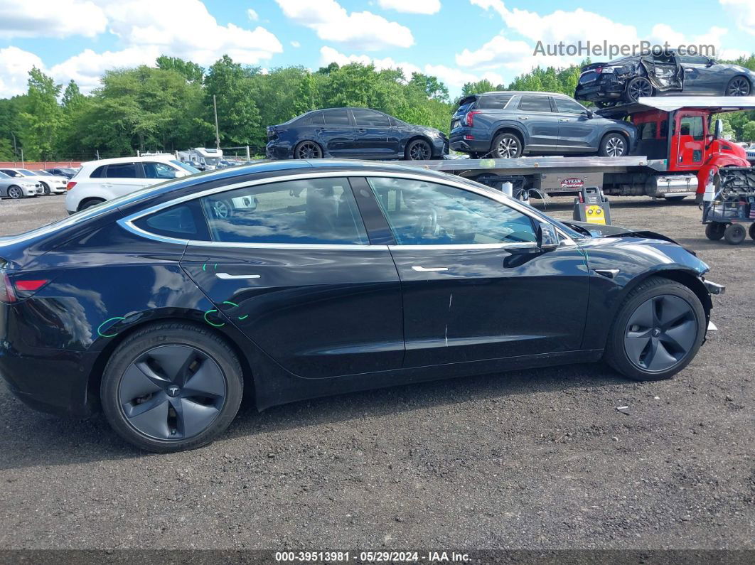 2018 Tesla Model 3 Long Range/mid Range Black vin: 5YJ3E1EA6JF152616