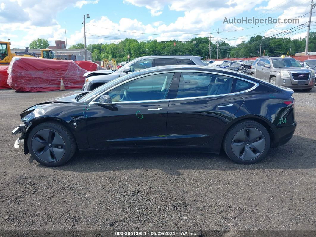 2018 Tesla Model 3 Long Range/mid Range Black vin: 5YJ3E1EA6JF152616