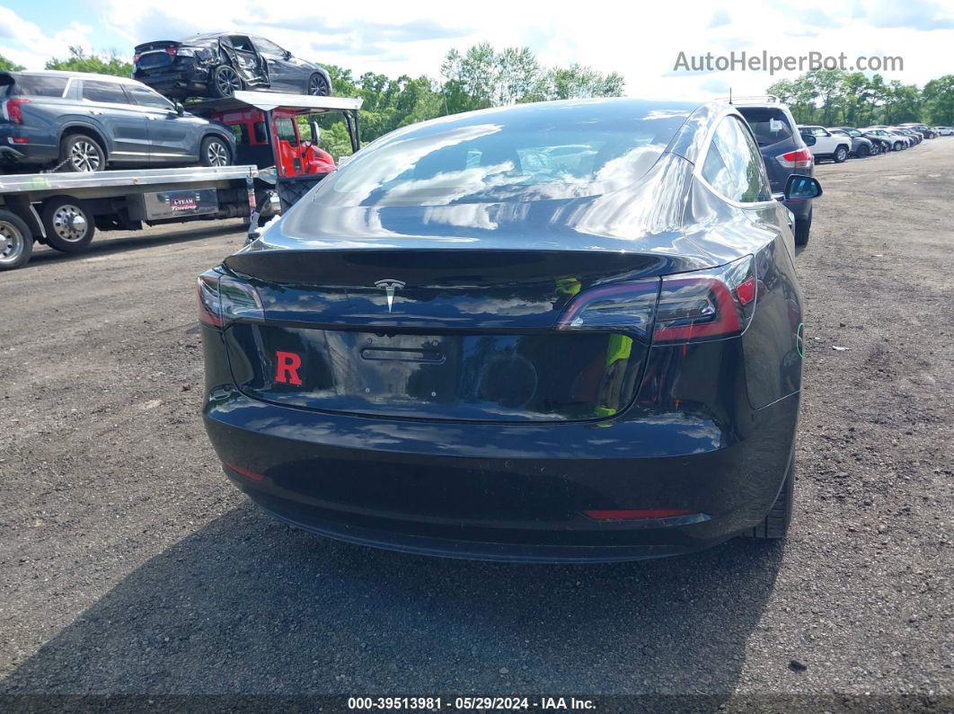 2018 Tesla Model 3 Long Range/mid Range Black vin: 5YJ3E1EA6JF152616