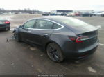 2018 Tesla Model 3 Mid Range/long Range Gray vin: 5YJ3E1EA6JF153622