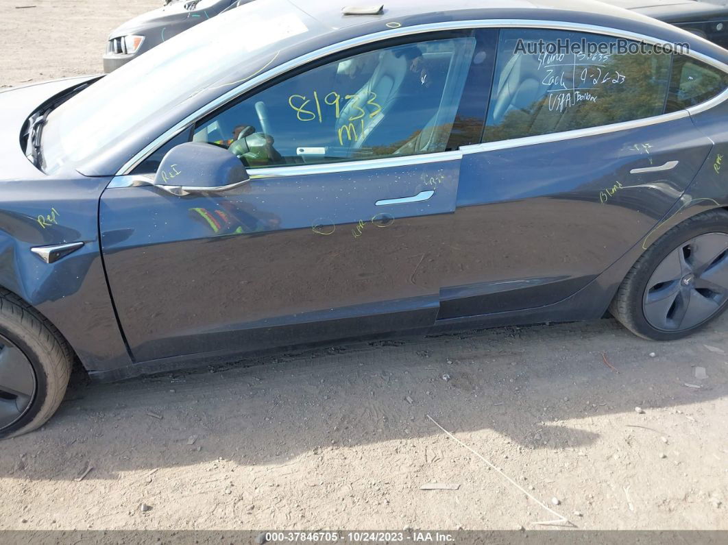 2018 Tesla Model 3 Mid Range/long Range Gray vin: 5YJ3E1EA6JF153622