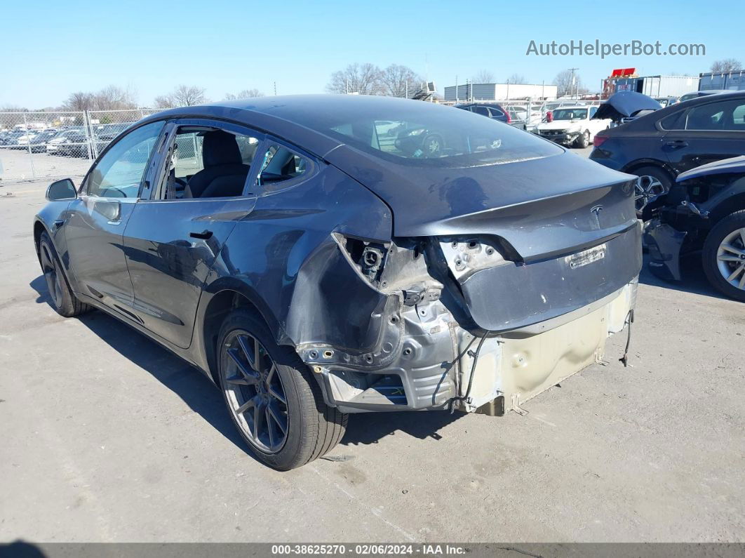 2018 Tesla Model 3   Gray vin: 5YJ3E1EA6JF158691