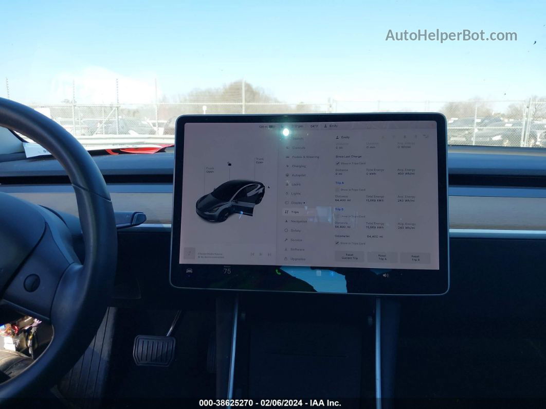 2018 Tesla Model 3   Серый vin: 5YJ3E1EA6JF158691