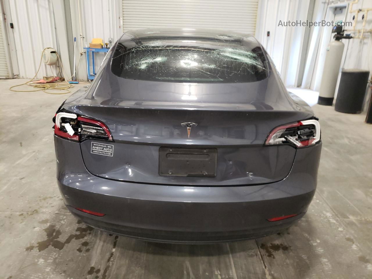 2018 Tesla Model 3  Gray vin: 5YJ3E1EA6JF158769