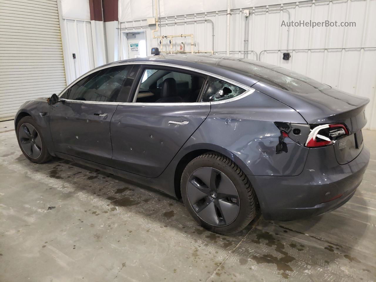 2018 Tesla Model 3  Серый vin: 5YJ3E1EA6JF158769