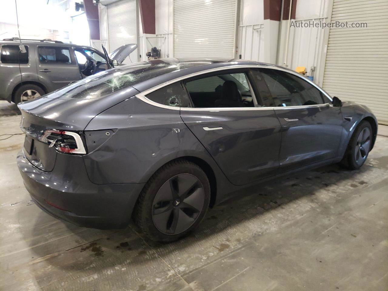 2018 Tesla Model 3  Gray vin: 5YJ3E1EA6JF158769