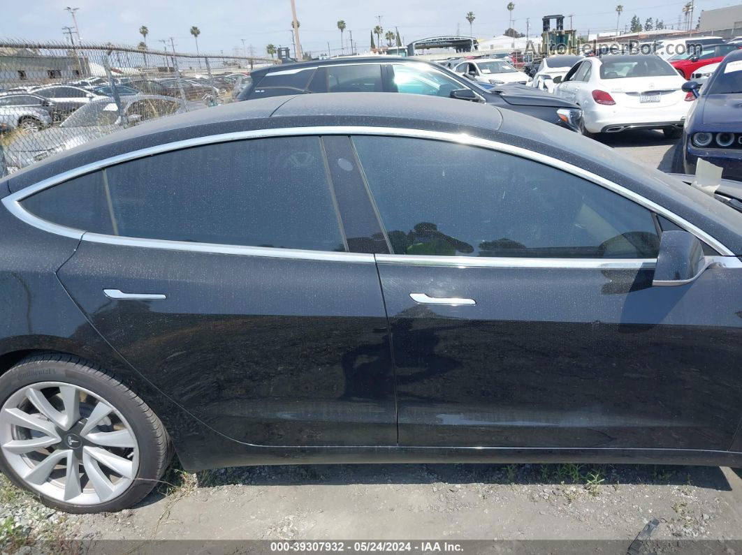 2018 Tesla Model 3 Long Range/mid Range Black vin: 5YJ3E1EA6JF176186