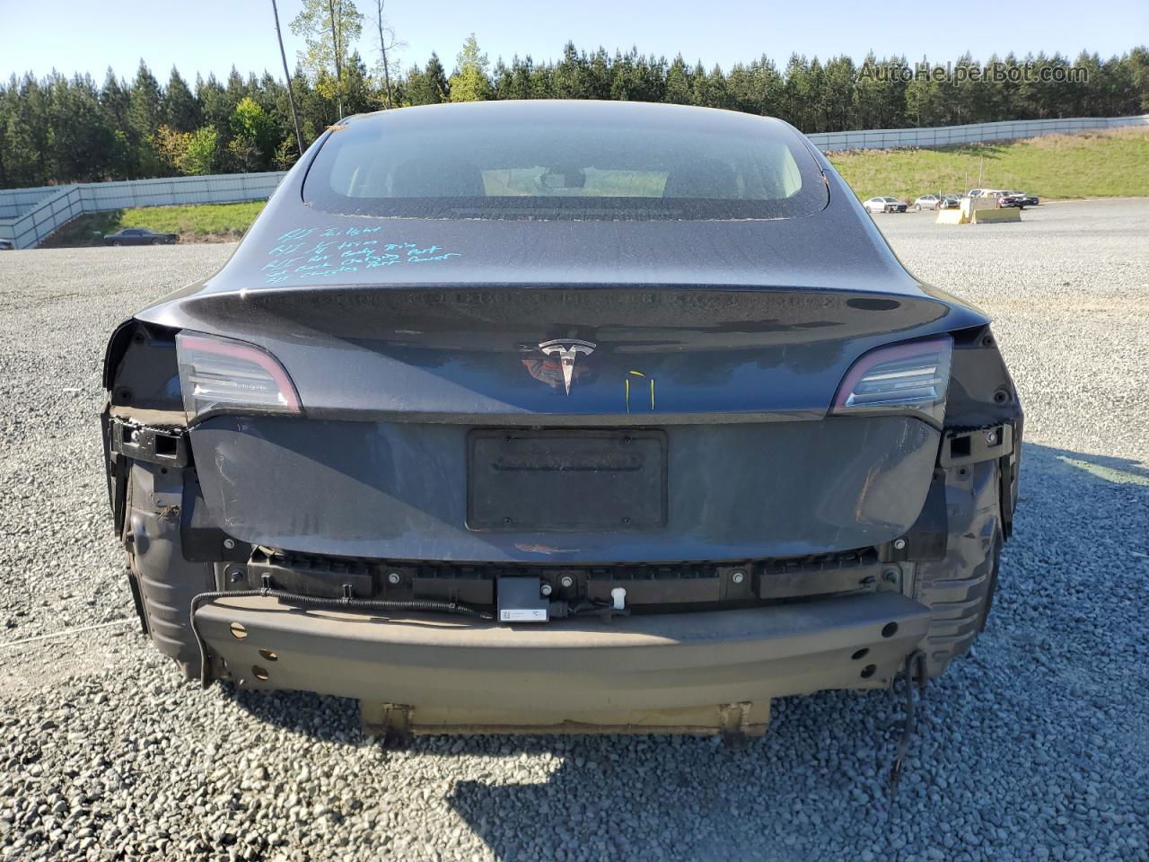 2019 Tesla Model 3  Gray vin: 5YJ3E1EA6KF190333