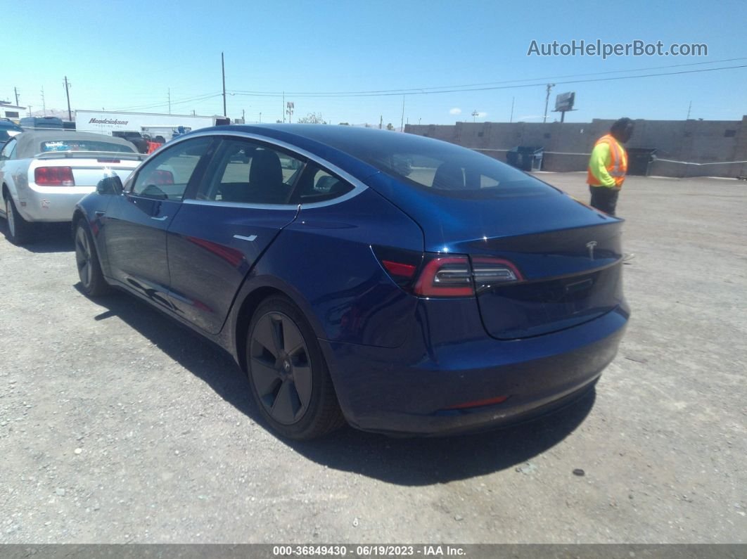 2019 Tesla Model 3 Range Синий vin: 5YJ3E1EA6KF308381
