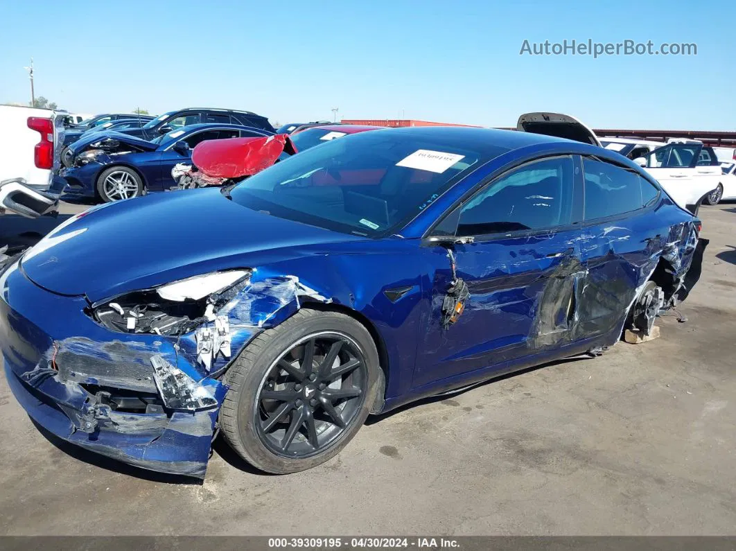 2019 Tesla Model 3 Long Range/mid Range/standard Range/standard Range Plus Blue vin: 5YJ3E1EA6KF309000