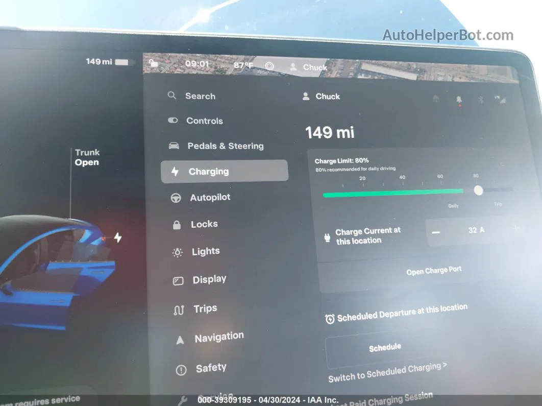 2019 Tesla Model 3 Long Range/mid Range/standard Range/standard Range Plus Blue vin: 5YJ3E1EA6KF309000