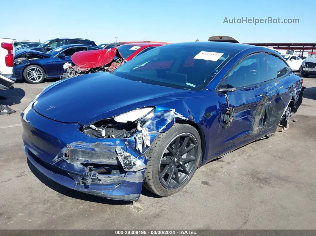 2019 Tesla Model 3 Long Range/mid Range/standard Range/standard Range Plus Blue vin: 5YJ3E1EA6KF309000