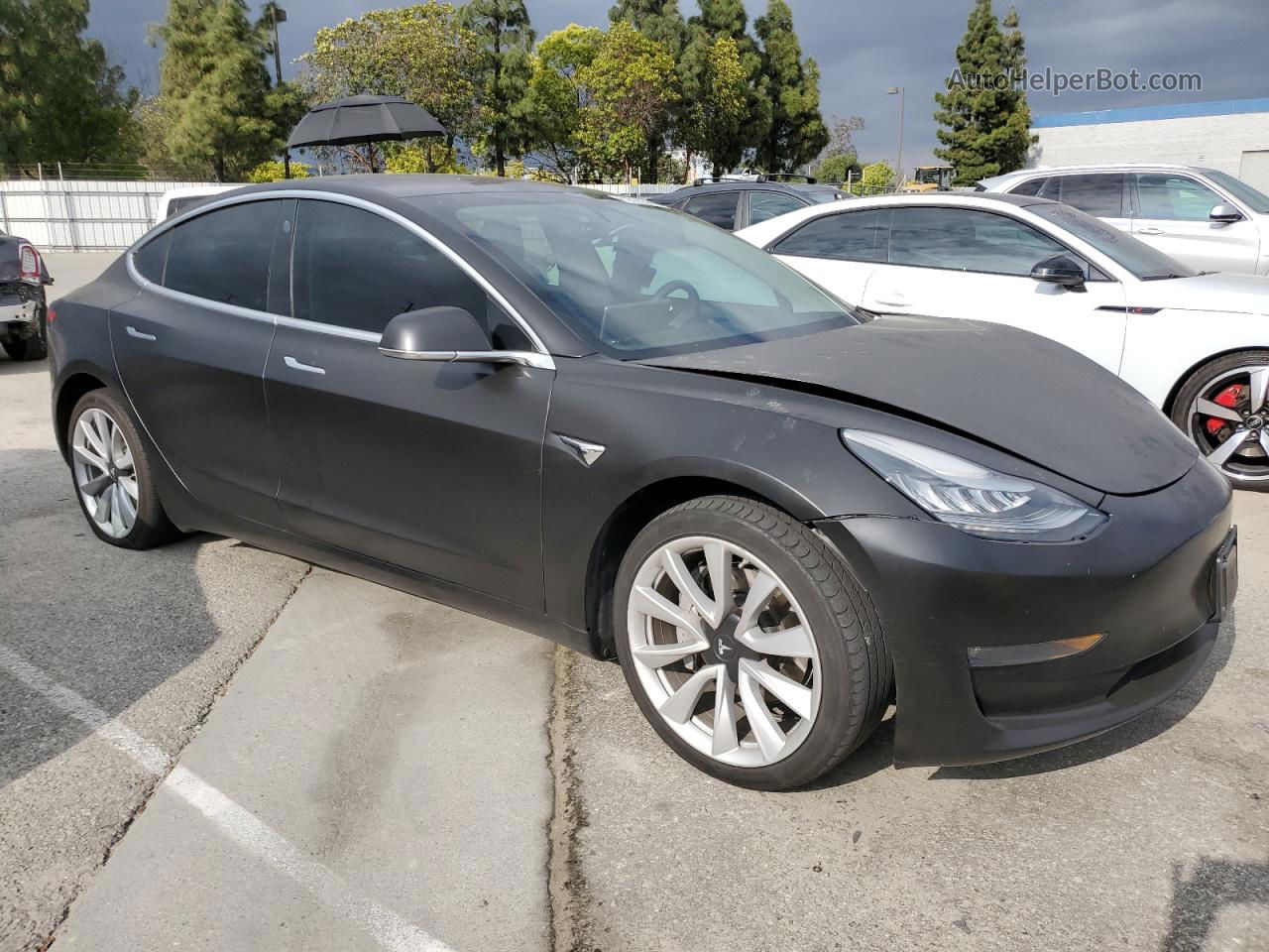 2019 Tesla Model 3  Black vin: 5YJ3E1EA6KF310728