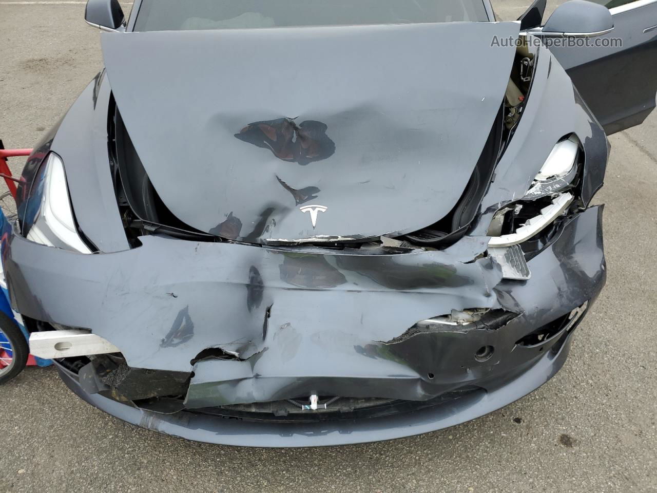 2019 Tesla Model 3  Серый vin: 5YJ3E1EA6KF311040