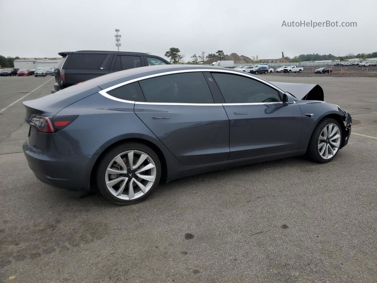 2019 Tesla Model 3  Серый vin: 5YJ3E1EA6KF311040