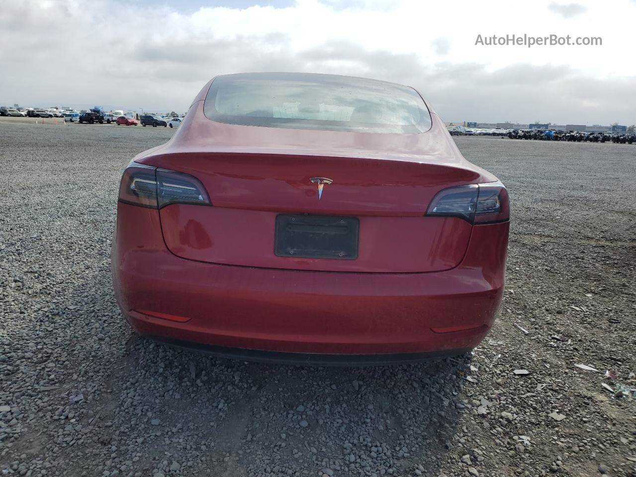 2019 Tesla Model 3  Красный vin: 5YJ3E1EA6KF314455