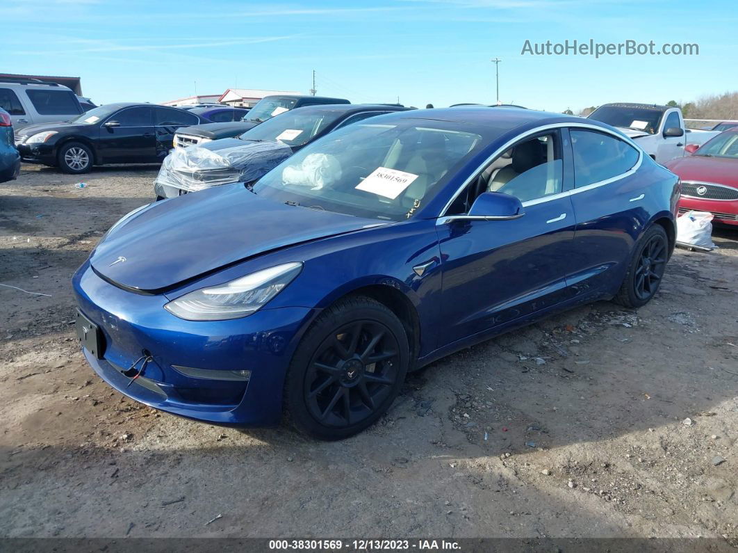 2019 Tesla Model 3 Long Range/mid Range/standard Range/standard Range Plus Синий vin: 5YJ3E1EA6KF326251