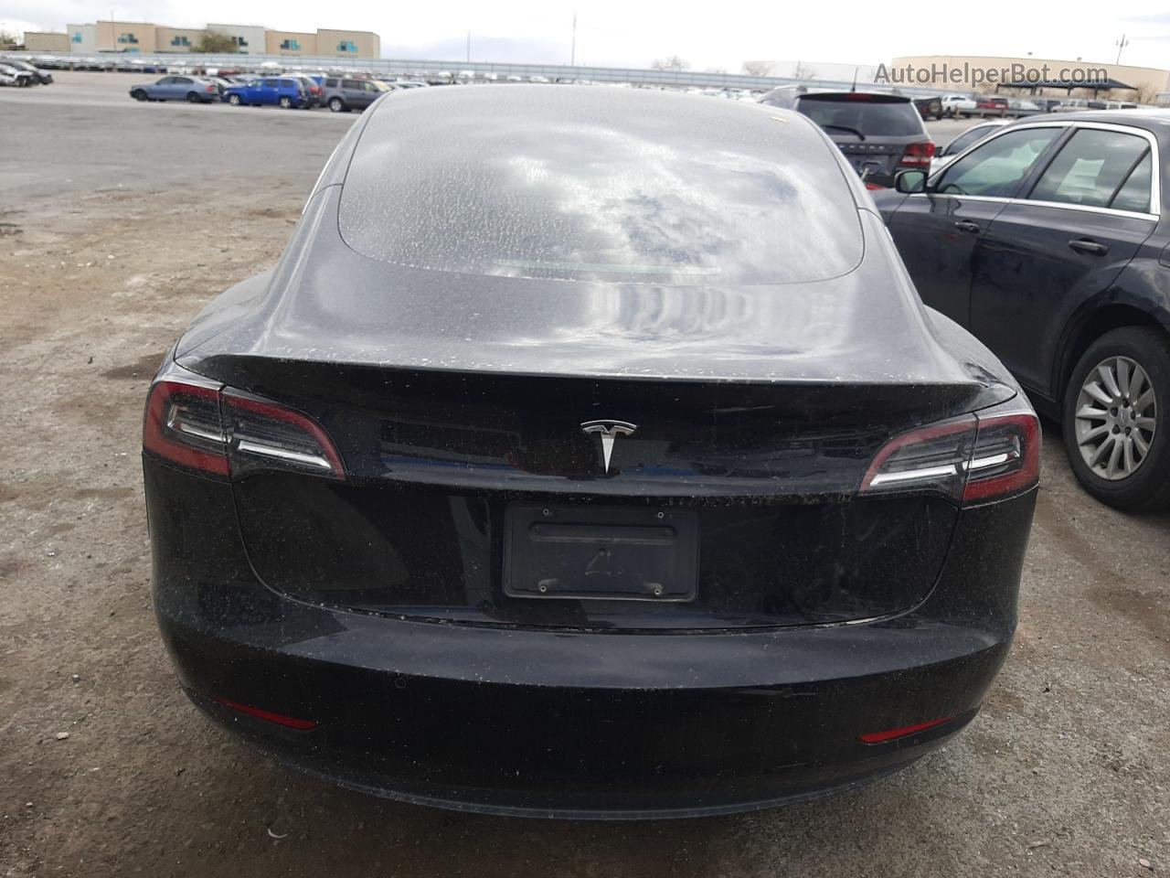 2019 Tesla Model 3  Черный vin: 5YJ3E1EA6KF412515