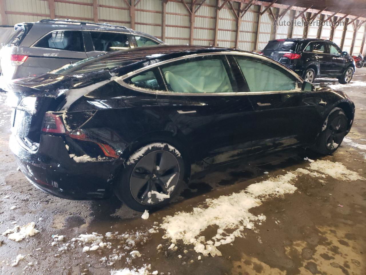 2019 Tesla Model 3  Black vin: 5YJ3E1EA6KF431324