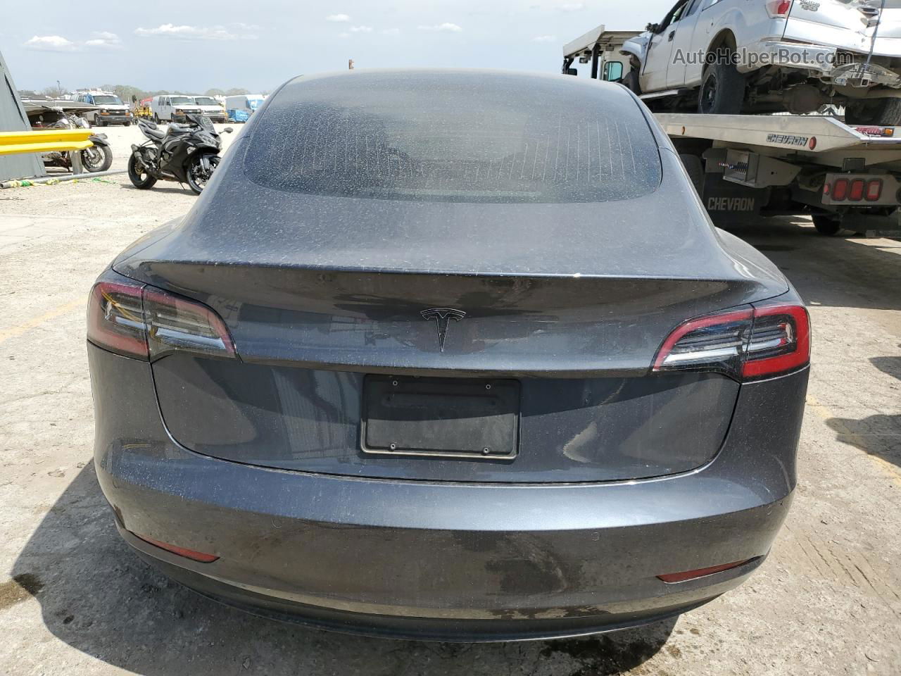 2019 Tesla Model 3  Серый vin: 5YJ3E1EA6KF434675