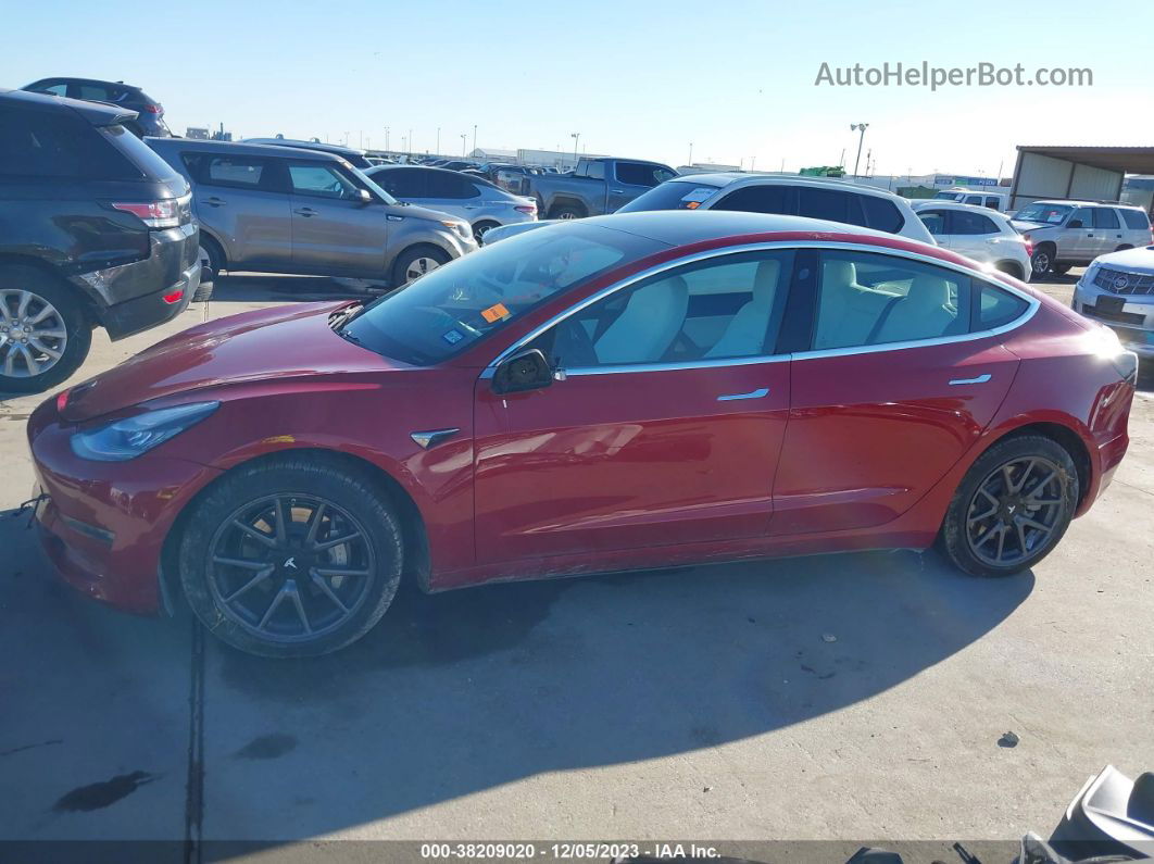 2019 Tesla Model 3   Red vin: 5YJ3E1EA6KF447782