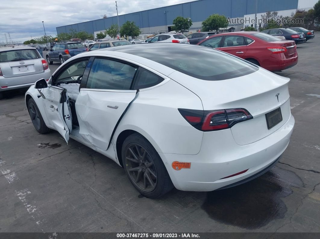 2019 Tesla Model 3 Range White vin: 5YJ3E1EA6KF466770