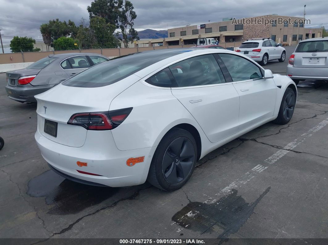 2019 Tesla Model 3 Range White vin: 5YJ3E1EA6KF466770