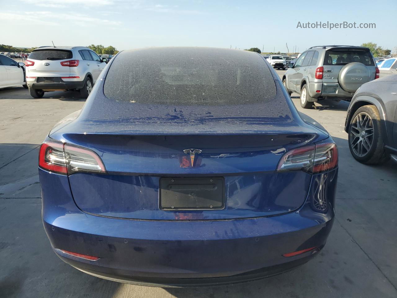 2019 Tesla Model 3  Blue vin: 5YJ3E1EA6KF486050