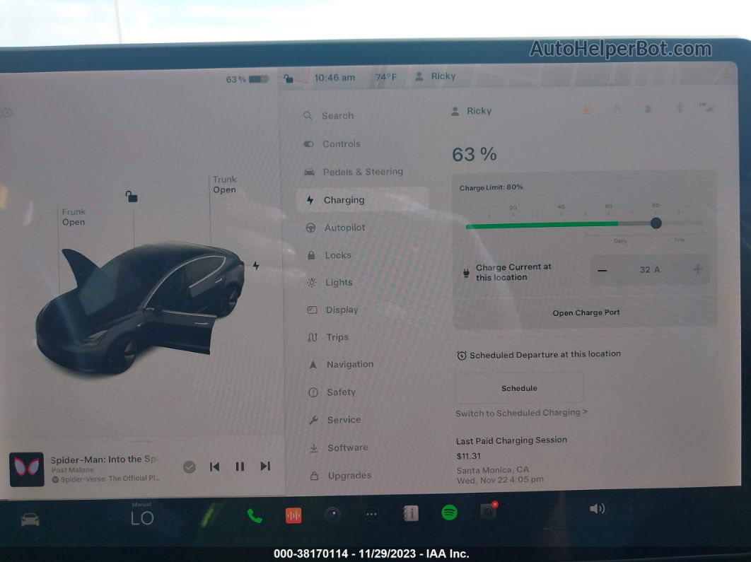 2020 Tesla Model 3 Standard Range Plus Rear-wheel Drive/standard Range Rear-wheel Drive Black vin: 5YJ3E1EA6LF630035