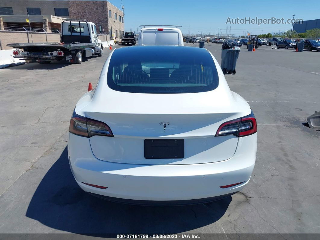 2020 Tesla Model 3 Standard Range White vin: 5YJ3E1EA6LF645165