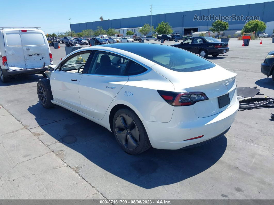 2020 Tesla Model 3 Standard Range White vin: 5YJ3E1EA6LF645165