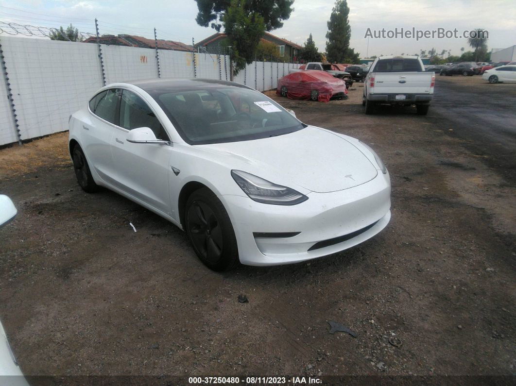 2020 Tesla Model 3 Standard Range Белый vin: 5YJ3E1EA6LF660586