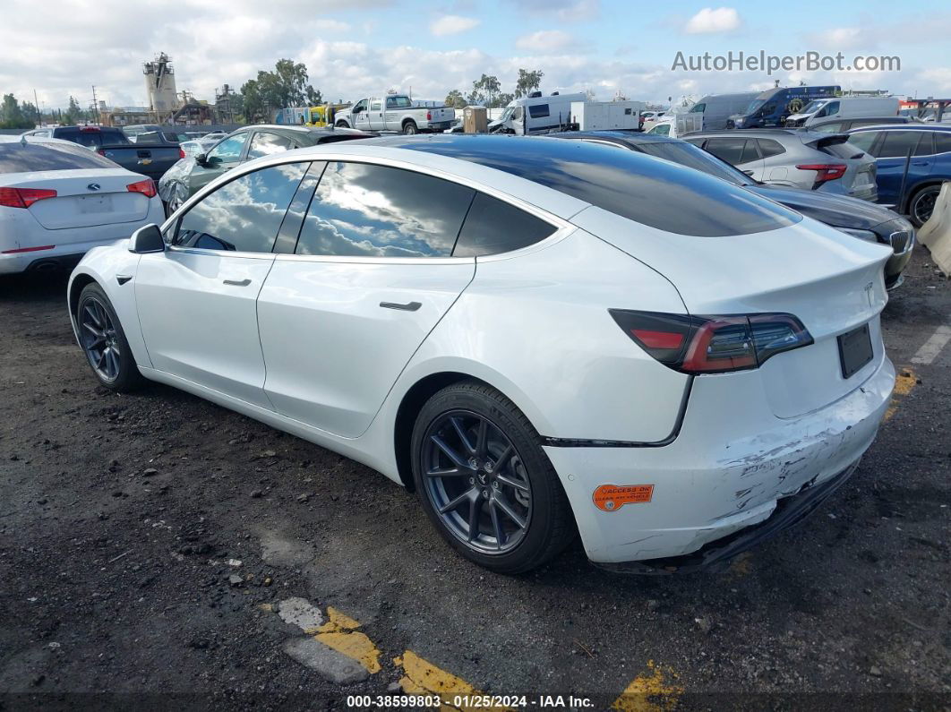 2020 Tesla Model 3 Standard Range Plus Rear-wheel Drive/standard Range Rear-wheel Drive White vin: 5YJ3E1EA6LF706241