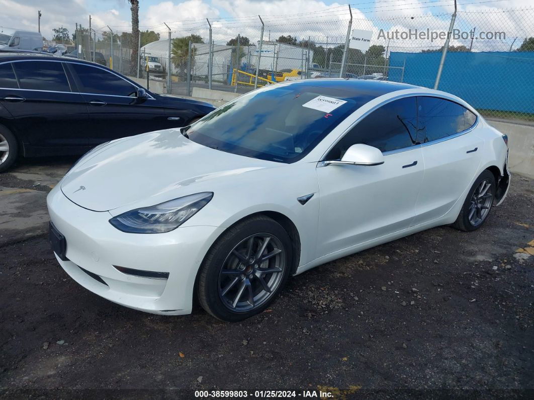 2020 Tesla Model 3 Standard Range Plus Rear-wheel Drive/standard Range Rear-wheel Drive White vin: 5YJ3E1EA6LF706241