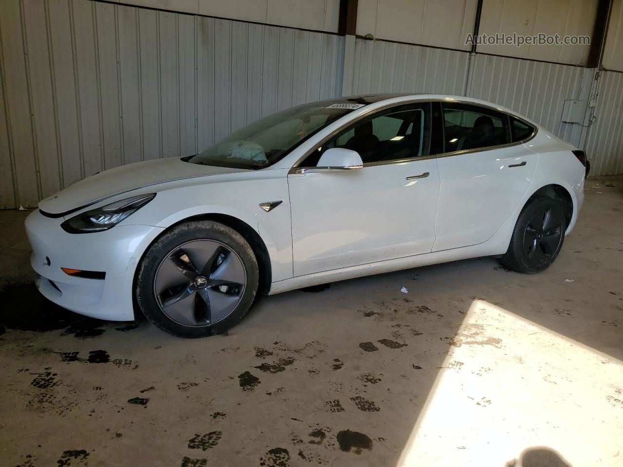 2020 Tesla Model 3  White vin: 5YJ3E1EA6LF742978