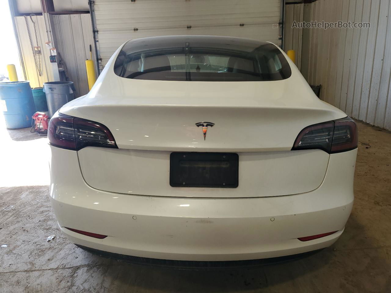 2020 Tesla Model 3  White vin: 5YJ3E1EA6LF742978