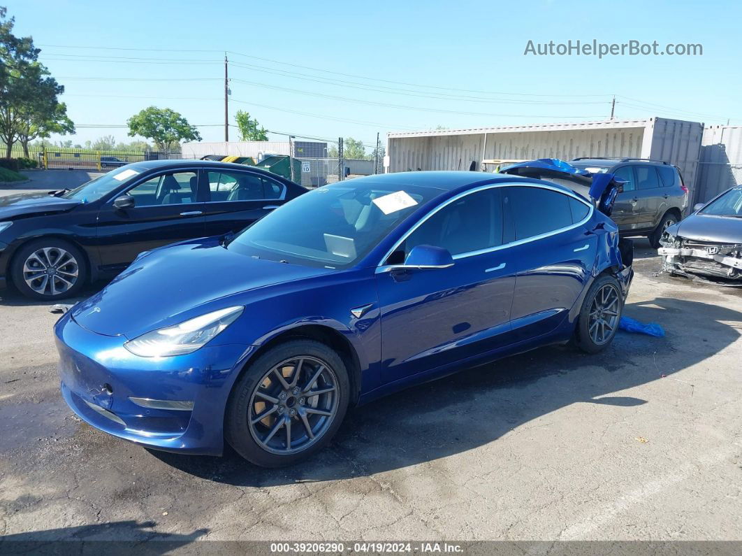 2020 Tesla Model 3 Standard Range Plus Rear-wheel Drive/standard Range Rear-wheel Drive Blue vin: 5YJ3E1EA6LF745668