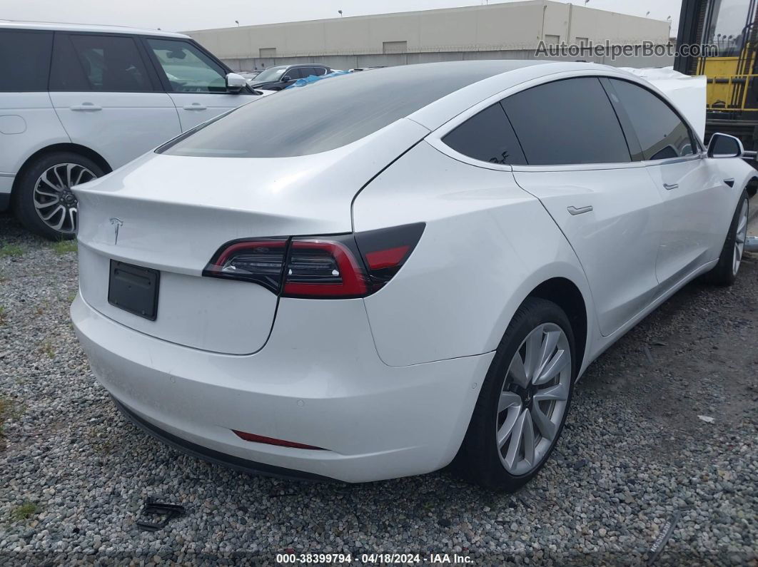 2020 Tesla Model 3 Standard Range Plus Rear-wheel Drive/standard Range Rear-wheel Drive White vin: 5YJ3E1EA6LF747436